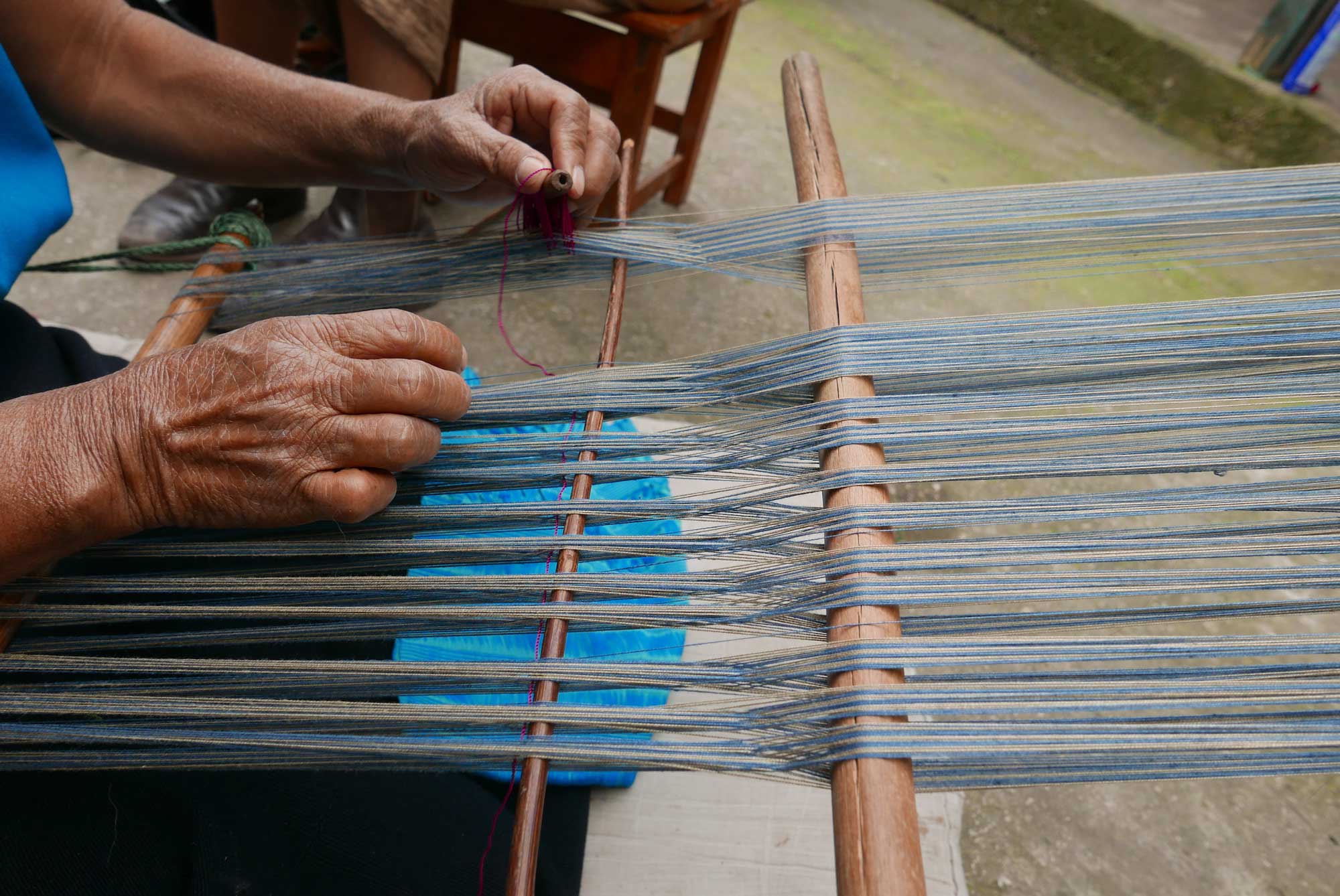 Artisan Backstrap Weaving Cotton Textiles Chiapas Mexico