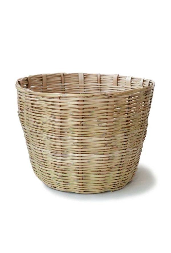 Handwoven Mexican Large Carrizo Storage Basket - www.nidocollective.com #mexicanbasket #planter #carrizobasket #storagebasket