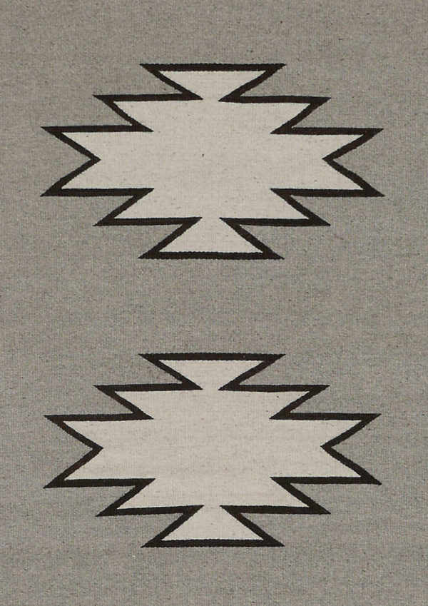 Grey Geometric Rug - www.nidocollective.com #mexicanrug #zapotecrug #teotitlandelvalle